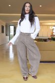 Gilbert Cord Barrel Pant Mocha